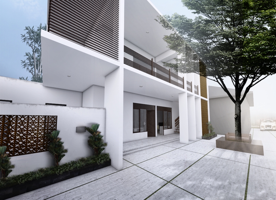 3D & Perspektif - Desain Arsitektur 3 D - 6