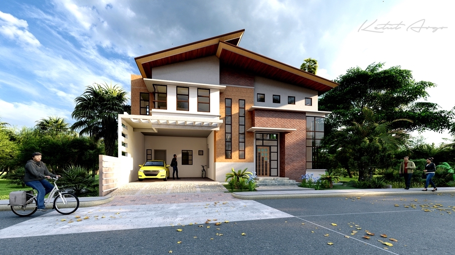 3D & Perspektif - Desain Arsitektural dan Interior, Visualisasi 3D dan Rendering 2 Hari Jadi - 1