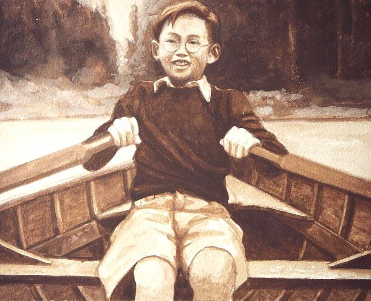 วาดภาพเหมือน Portrait - วาดภาพเหมือน ขาว ดำ/ลายเส้น/สีน้ำ mono tone สไตล์น่าสนใจ - 4