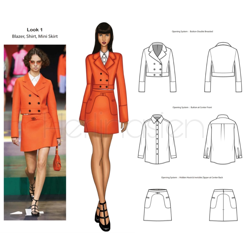 Gambar dan Ilustrasi - FASHION DESIGN-ILLUSTRATION & TECHNICAL DRAWING - 7