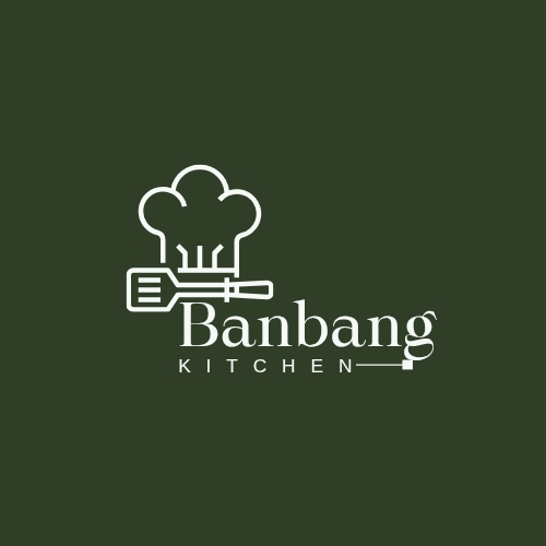 รับออกแบบโลโก้ร้านอาหาร บังแบง กิทเช่น สไตล์มินิมอล