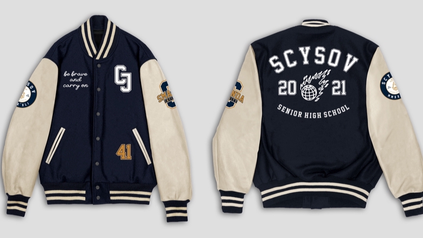 Desain Kaos & Motif - Custom Desain Varsity dan Coach Jacket - 4