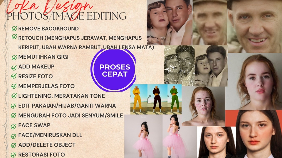 Jasa edit foto online, edit foto pernikahan, hapus background, ganti background, edit foto produk, edit foto prewedding, edit foto wedding, edit foto wisuda, edit foto pengantin, jasa photoshop online.