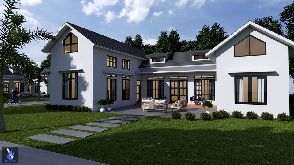 Jasa drafter arsitek, gambar autocad, drafter freelance, desain rumah modern