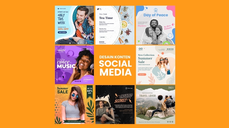 Jasa Desain Banner Social Media untuk Percantik Feed Anda - Desain Konten Sosial Media