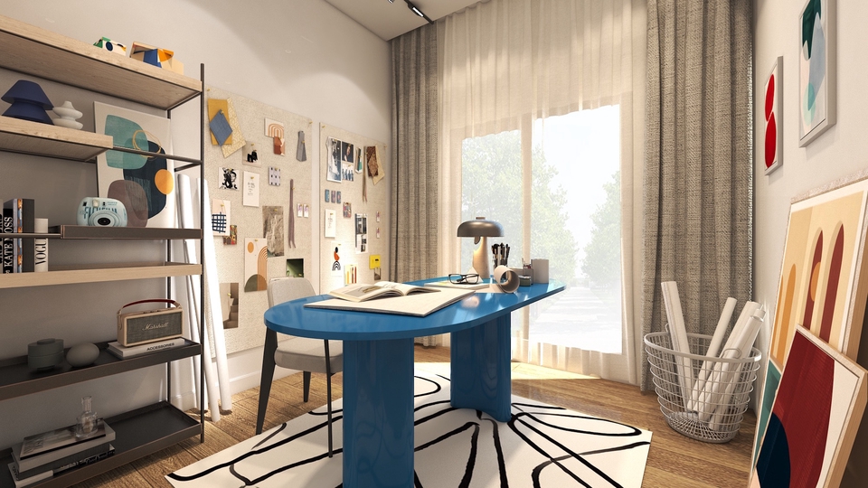 รับออกแบบ 3D Perspective Interior and Exterior