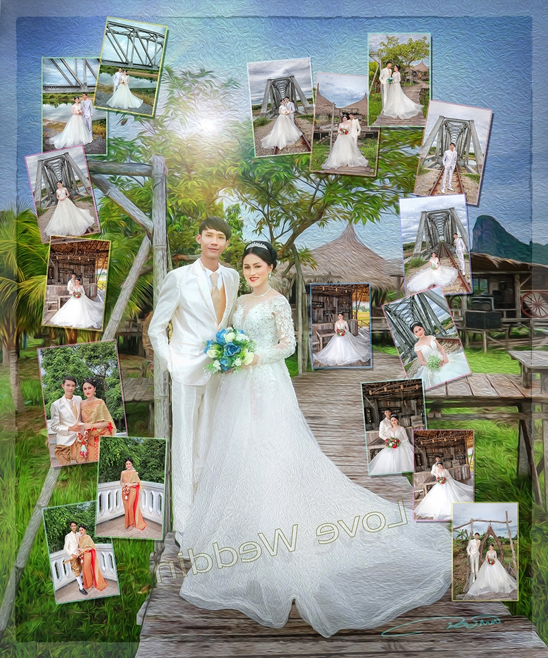 ไดคัท & Photoshop - งานตกแต่งภาพถ่าย เวดดิ้ง หน้างาน ต่างๆ   - 12