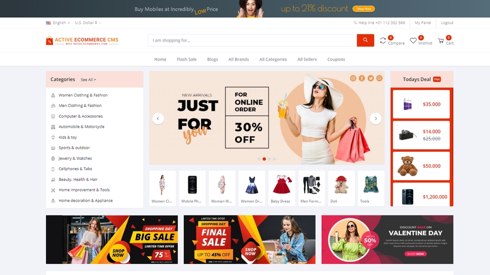 UX/UI Design for Web & App - เว็บไซต์ขายสินค้าสำเร็จรูป ระบบคล้าย Shopee ฟังก์ชั่นครบ - 2