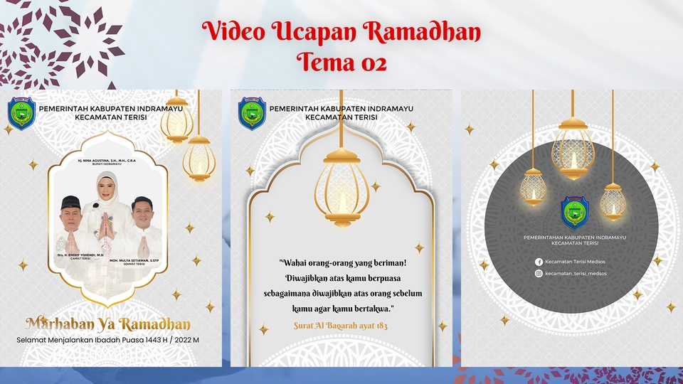 Kartu Ucapan & Video - Jasa Pembuatan Video Ucapan Ramadhan/Lebaran - 3