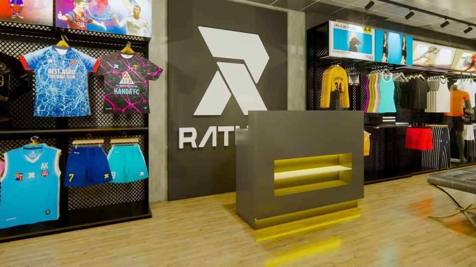 Jasa Desain Interior Toko Baju Minimalis Modern 3D Render