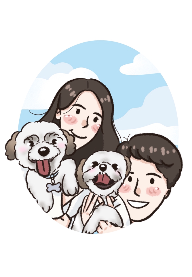 วาดภาพเหมือน Portrait - รับวาด portrait ลายเส้นมินิมอล - 8