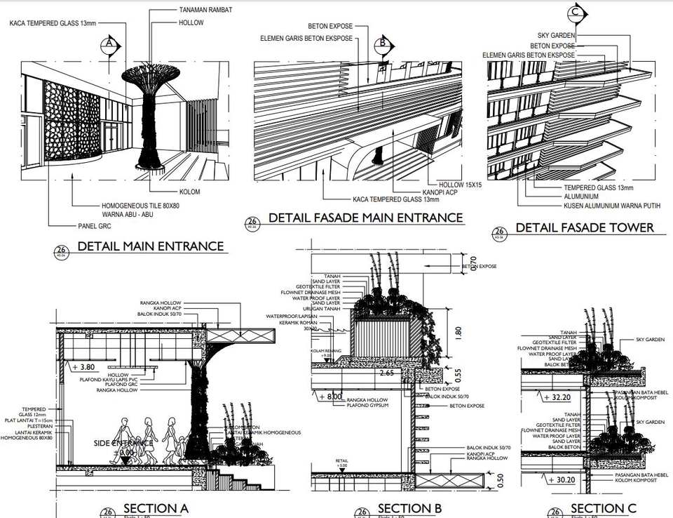 CAD Drawing - DRAWING AUTOCAD 2D (Rumah/Gudang)+ 3D - 1-3 Hari Beres - 10000/M2 (Nego) - 10