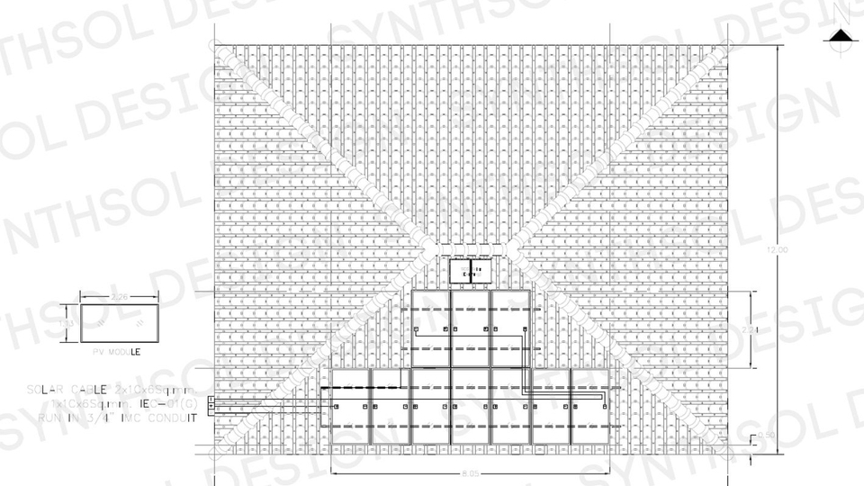 ติดตั้งโซล่าเซลล์ - ออกแบบระบบติดตั้งโซลาร์เซลล์ (Solar) 2D 3D - 1