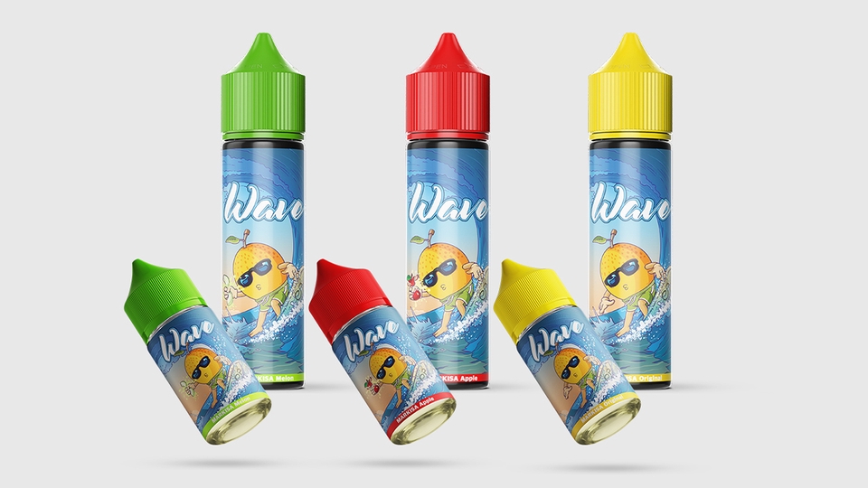 Label & Kemasan - Desain Label & Packaging Produk E-liquid Vape - 16