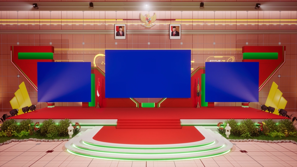 3D & Animasi - Membuat Video atau Gambar 3D Virtual Stage - 10