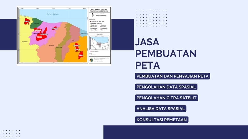 Pembuatan Peta, Pengolahan Data Spasial, Analisa Data Spasial