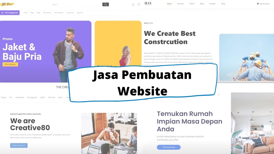 Web Development - Membuat Website Wordpress Elementor, Landing Page, Blog, Online Bisnis, Company Profile - 1