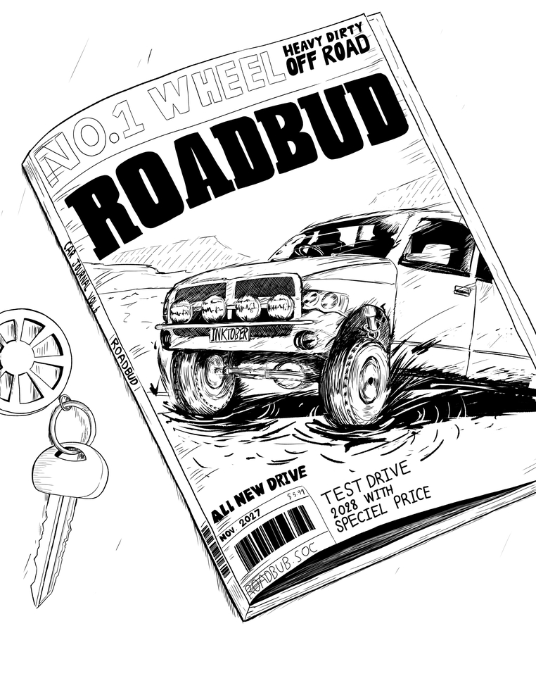 วาดภาพประกอบรถบรรทุกในแบบมืออาชีพ