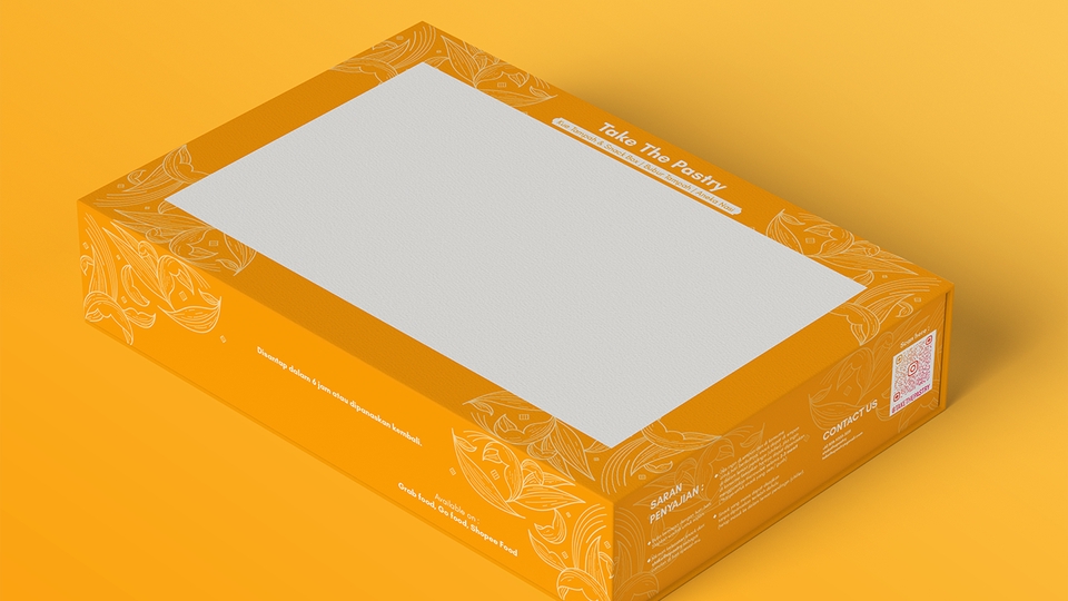 Desain kotak makanan unik dengan desain label makanan yang menarik dan profesional, jasa desain packaging makanan.