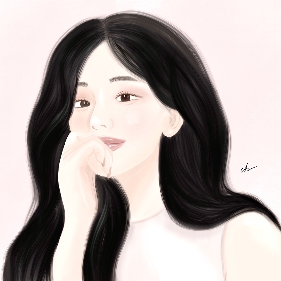 วาดภาพเหมือน Portrait - Portrait / วาดภาพเหมือน Digital Painting - 4