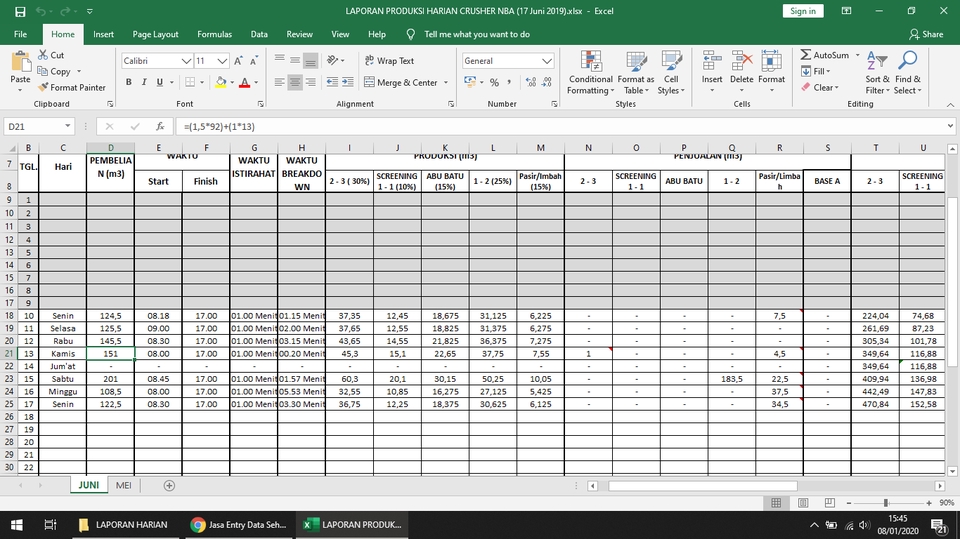 Entri Data - Jasa Input/Entry Data Ke Excel Tepat waktu - 4