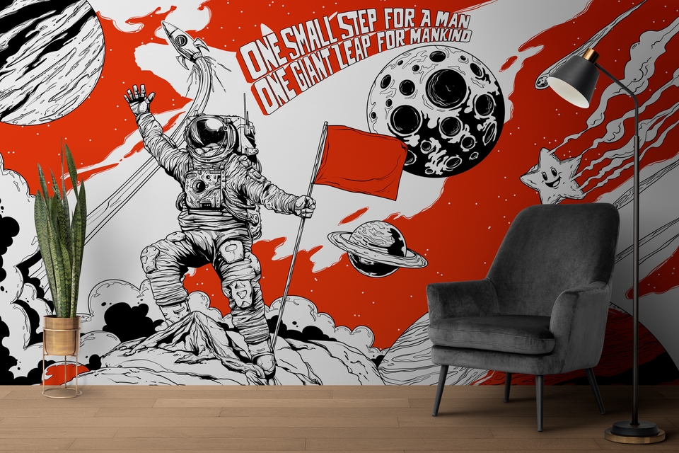 Gambar dan Ilustrasi - Mural - Premium dan Original - 2