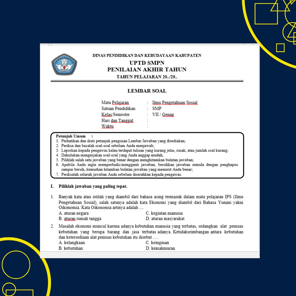 Jasa pengetikan online untuk tugas sekolah, ujian, makalah, skripsi, proposal, dan dokumen kantor.