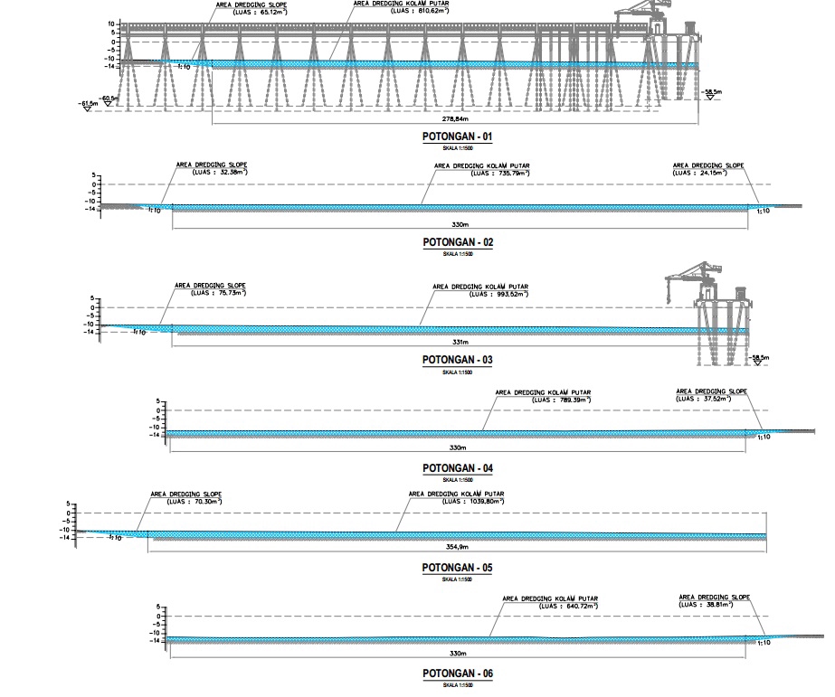 CAD Drawing - Ultimate Detail Engineering Design (DED) Jetty & Trestle - 2