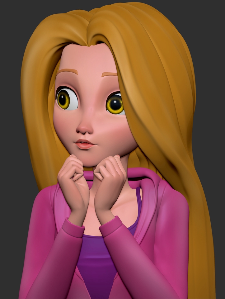 3D & Animasi - 3D Character Modeling - 20