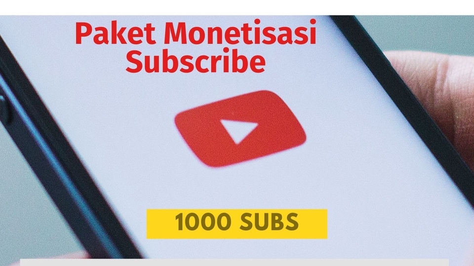 Jasa Tambah Followers dan Likes Sosial Media Permanen - Tambah Subscriber Youtube Untuk Monetisasi