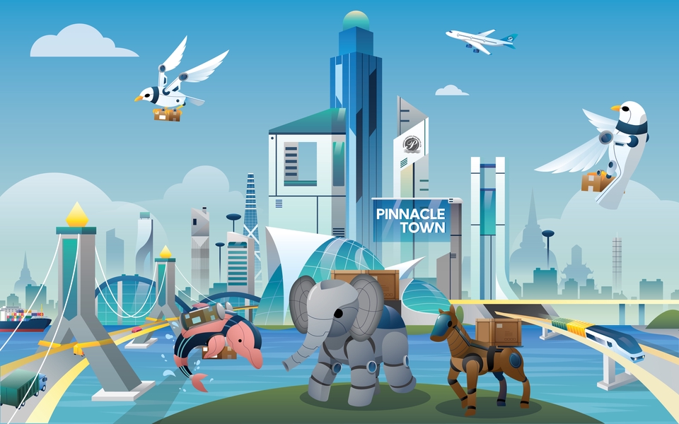 ภาพประกอบเวกเตอร์ - วาดภาพประกอบสไตล์ต่างประเทศตามคอนเท้น ด้วย vector - 7
