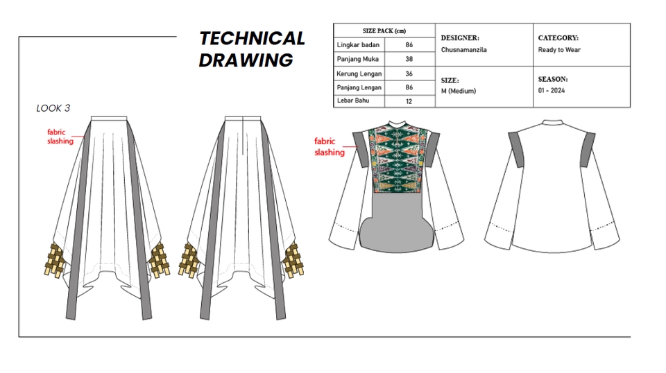 Desain Kaos & Motif - Fashion Design and Technical Drawing - 5