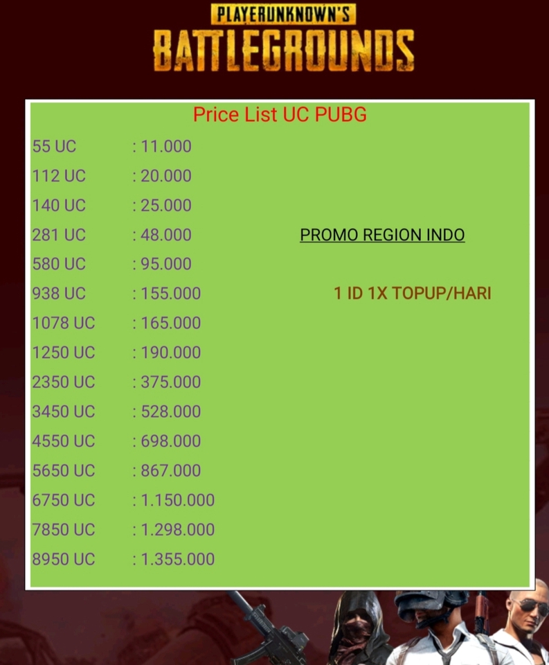 Gaming - Penjualan UC - 4