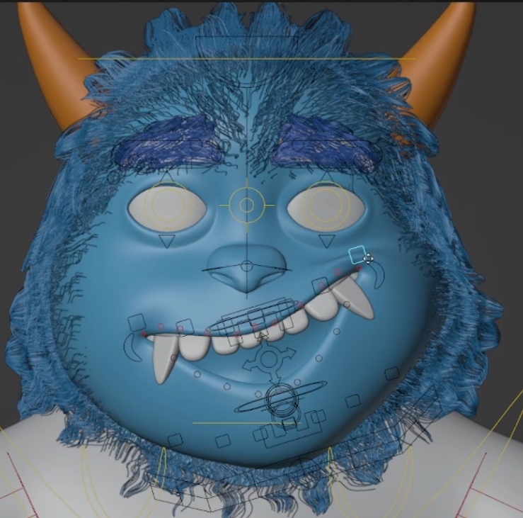 Jasa pembuatan animasi 3D karakter monster lucu, pembuatan video animasi 3D