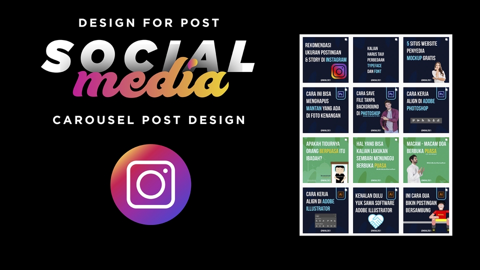 Banner Online - Desain Sosial Media Post, Poster, Banner, Carousel Post Instagram & Flyer - 5