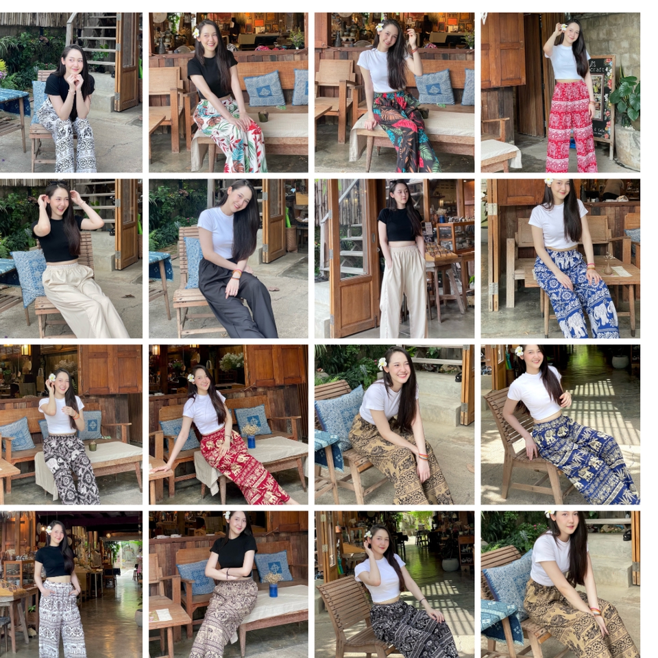 เน็ตไอดอลรีวิว เสื้อผ้า กางเกงผ้าไทย รับรีวิวสินค้า