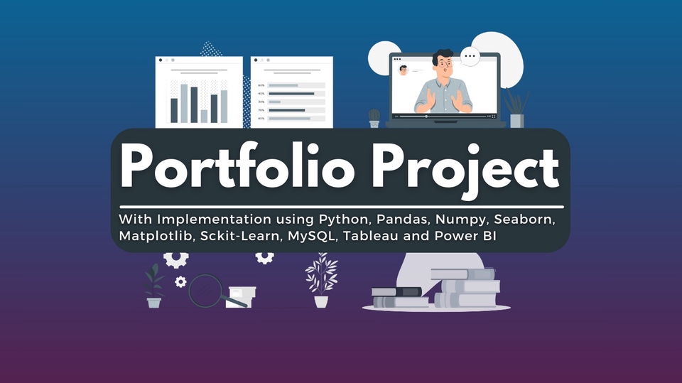 Jasa analisis data dengan Python, Pandas, Numpy, Seaborn, Matplotlib, Scikit-learn, MySQL, Tableau dan Power BI.