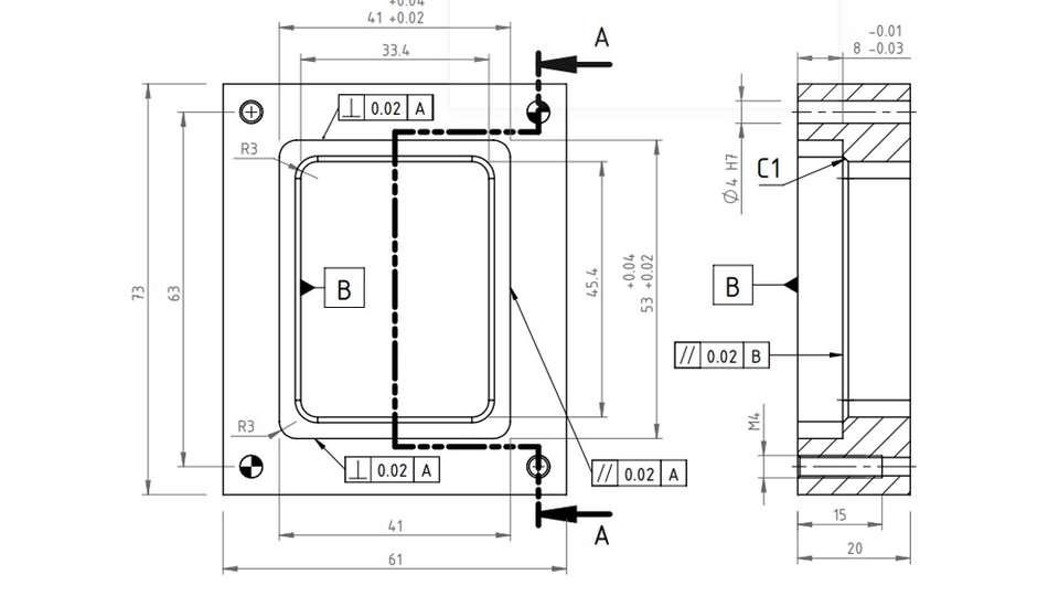 CAD Drawing - MENGGAMBAR 2D BAGIAN MEKANIK DENGAN AUTOCAD SOLIDWORKS REVISI TAK TERBATAS - 20