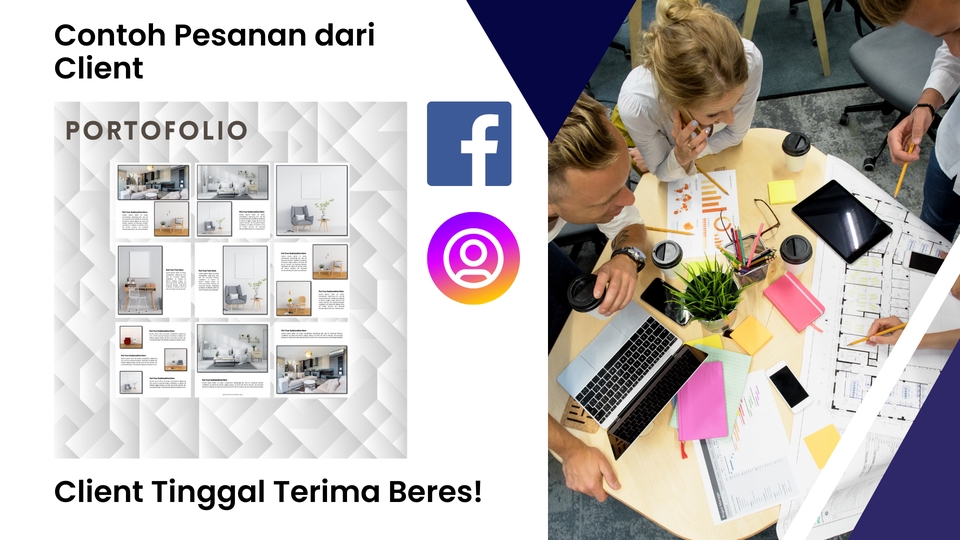 Jasa desain banner instagram, desain banner promosi untuk website, dan desain banner online shop