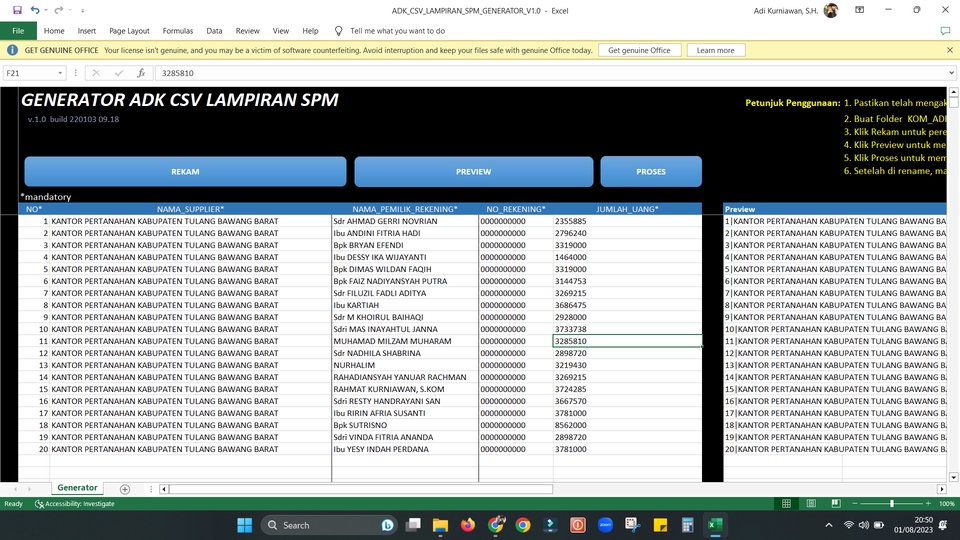 Entri Data - Jasa Entri Data Excel dan Aplikasi Web - 3
