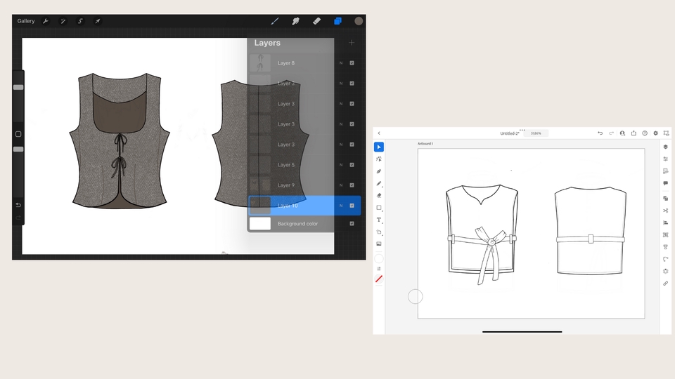 Desain Kaos & Motif - Fashion Illustrator and Technical Drawing | Jasa Desain Fashion  - 15