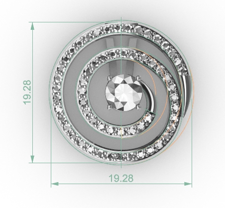 3D & Perspektif - pembuatan 3d Jewelry - 16