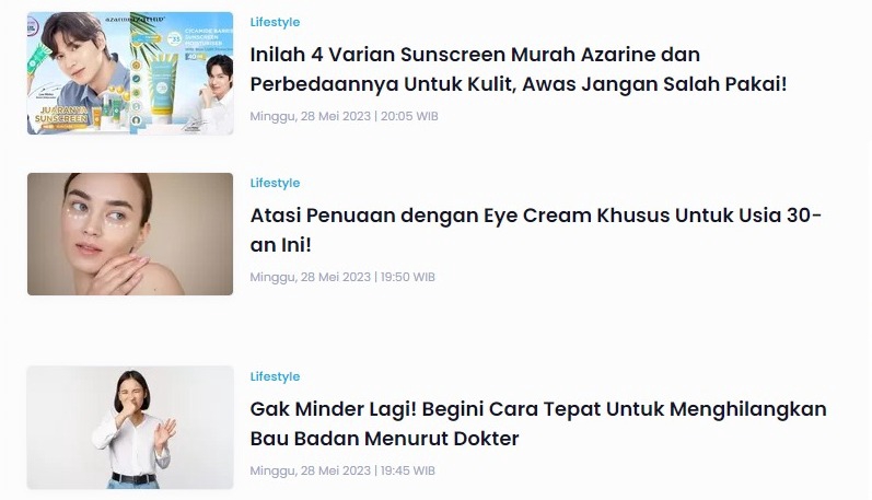 Penulisan Konten - Jasa Penulisan Artikel SEO Produk Kecantikan Sampai Publish di Portal Nasional - 2