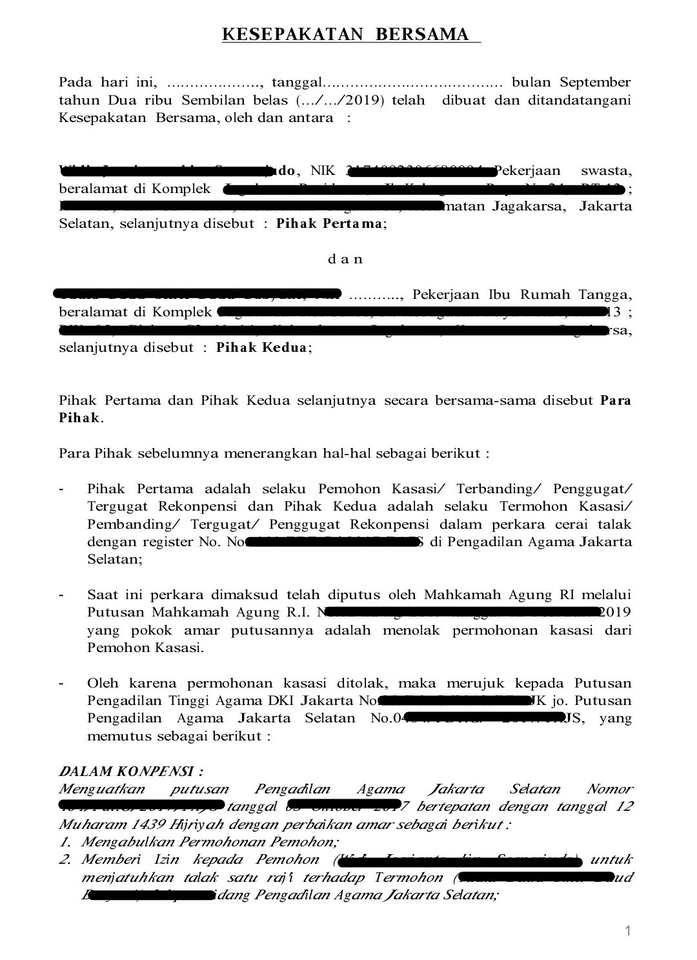 Hukum - KONSULTASI HUKUM, DRAFTING PERJANJIAN/MOU SIAP 1 HARI - 5