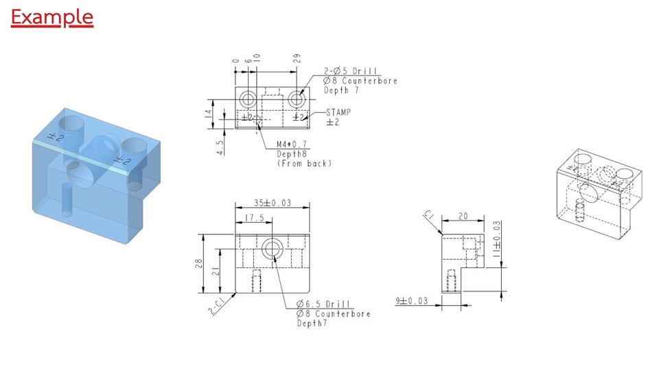 ออกแบบและเขียนแบบเครื่องกล 3D,2D/ผลิตภัณฑ์/ชิ้นส่วน/อุปกรณ์/CF/Jig ...