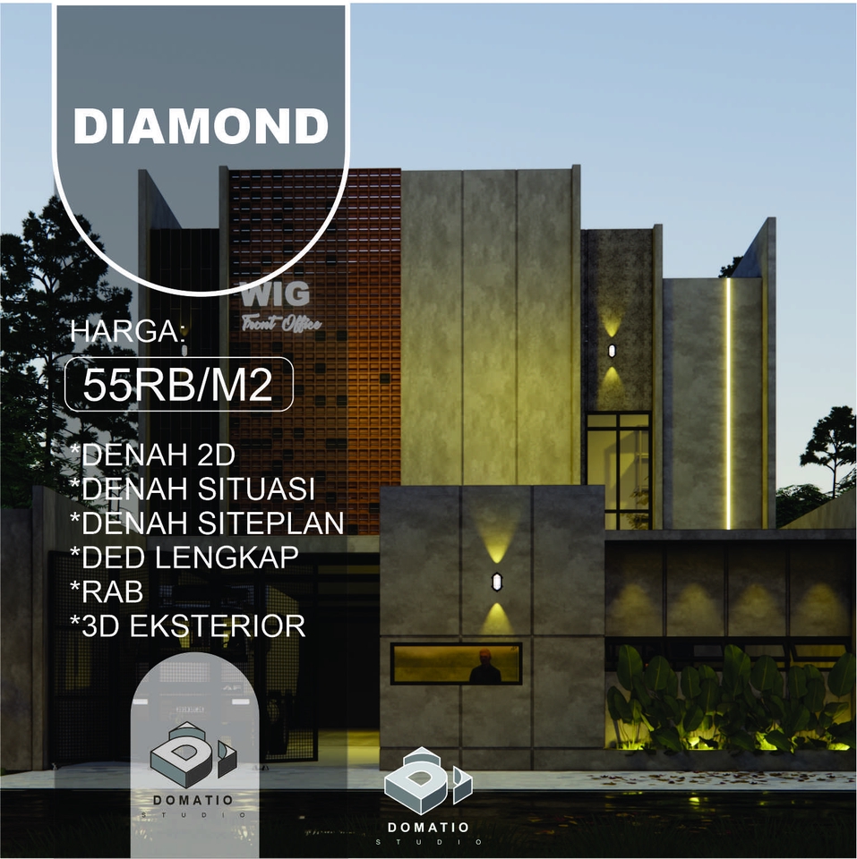 CAD Drawing - Jasa Desain Rumah Tinggal 2D/3D dan Detail Engineering Design (DED/Gambar Kerja) - 7