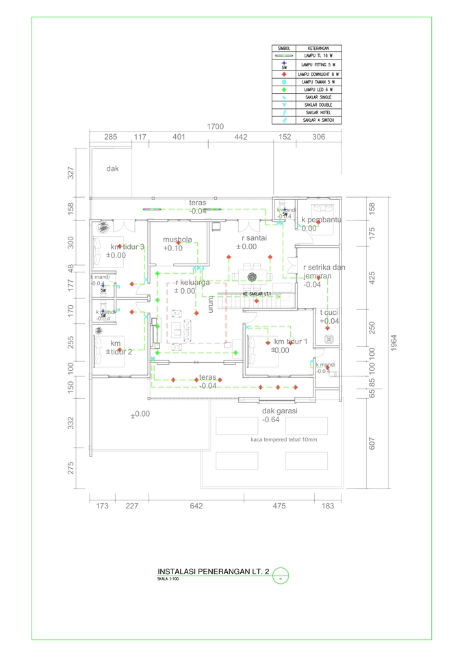 CAD Drawing - Jasa Desain Gambar Rumah & Gambar Instalasi Mekanik dan Listrik - 16
