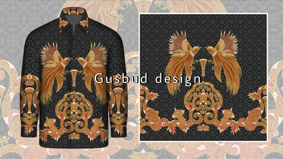 Jasa Desain Model Baju hingga Busana Pesta Motif Custom - DESAIN MOTIF BATIK KEMEJA DAN KAIN APA SAJA