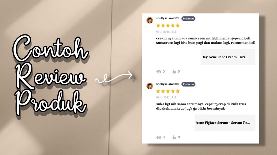 Memberi Review - Review Online Shop (Shopee, Tokopedia, Lazada, Tiktok Shop, BukaLapak, OLK, AkuLaku, Google, dll) - 2