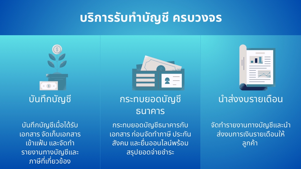 ทำบัญชีและยื่นภาษี - รับทำบัญชี ยื่นภาษี ปิดงบ - 2
